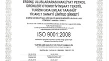 Türkak İSO 9001-2008 Sertifikasını firmamız hak etmiştir .